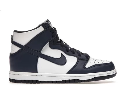 Детские кроссовки Nike Dunk Championship, бело-темно-синие
