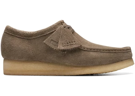 Мужские мокасины Clarks Originals Wallabee, темно-серые