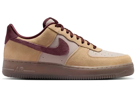 Мужские кроссовки Nike Air Force 1 Low '07, бордовые