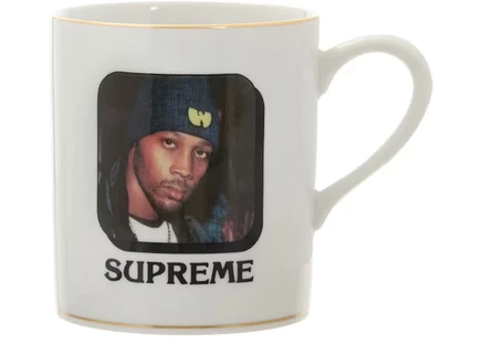 Кружка supreme wu-tang clan rza meissen, белая