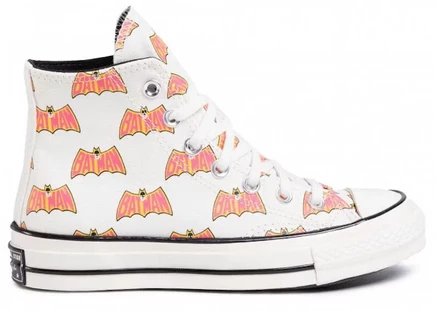 Мужские кеды converse Chuck Taylor All Star 70 Hi Batman 80th Anniversary, белые