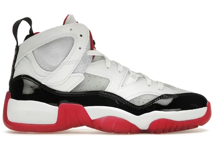 Кроссовки Jordan Jumpman Two Trey, бело-красно-черные