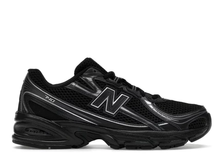 Детские кроссовки New Balance 740, черные/серебристые