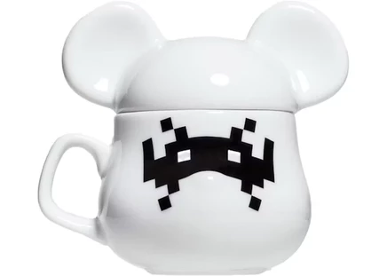Унисекс коллекционная кружка Medicom Space Invaders Be@rmug, черная
