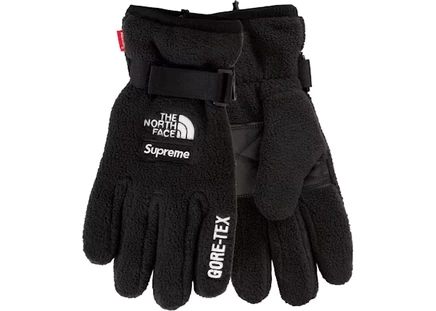Перчатки Supreme The North Face RTG Fleece, черные