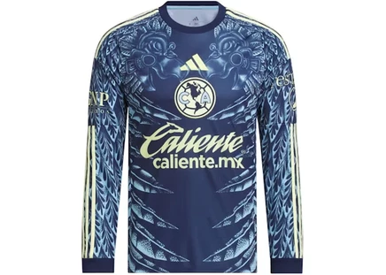 Мужская выездная футболка adidas club america 2025, синяя