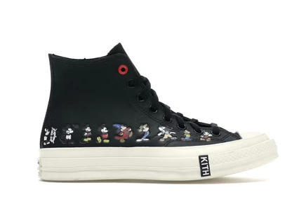 Converse Chuck Taylor All Star 70 Hi Kith x Disney Black black/white-egret