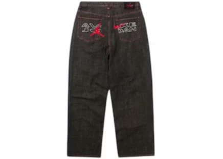 Мужские кроссовки Awake x Jordan 5 Washed Denim, черный деним