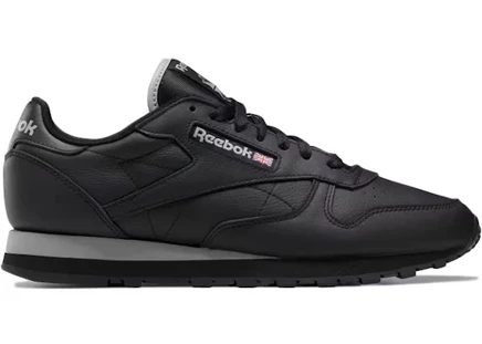 Мужские кроссовки Reebok Classic Leather, черно-серые