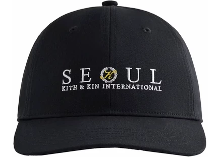 Kith Seoul Aaron Cap Black black
