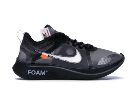 Мужские кроссовки Nike Zoom Fly Off-White, черные
