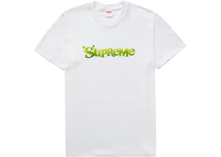 Футболка Supreme Shrek, белая