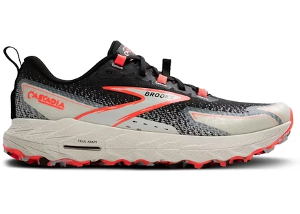 Женские кроссовки Brooks Cascadia 18, черно-сине-оранжевые