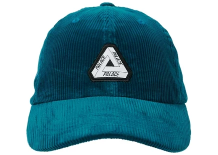 Мужская кепка 6-панель Palace Tri-Ferg, бирюзовая
