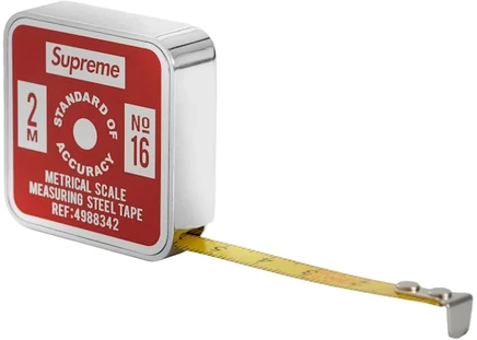 Унисекс рулетка Supreme Penco метрическая, красная