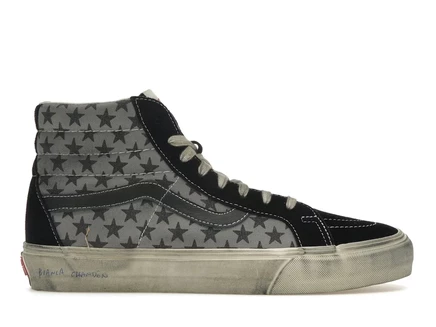 Мужские кроссовки Vans Sk8-Hi Reissue, черно-серо-белые
