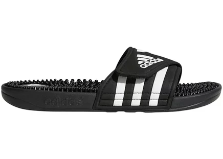 Женские шлепанцы adidas adissage, черные/белые