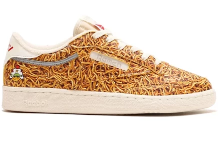 Мужские кроссовки Reebok Club C atmos Baby Star Ramen, белые