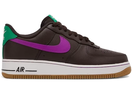 Мужские кроссовки Nike Air Force 1 Low 07, коричневые/фиолетовые