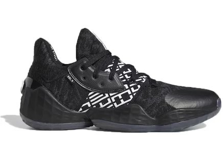 Мужские кроссовки adidas harden vol. 4, черно-белые