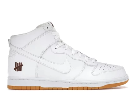 Мужские кроссовки Nike Dunk High Undefeated, белые
