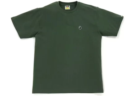 Футболка Bape Ape Head One Point, оливковая