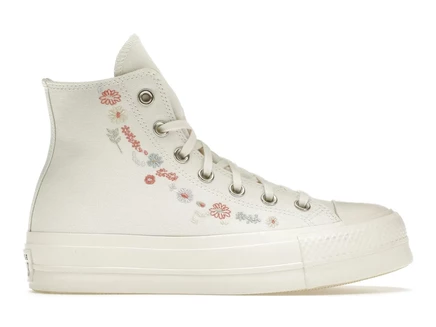 Женские кеды Converse Chuck Lift Hi Things To Grow, экрю