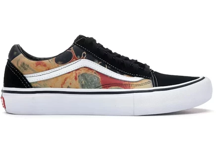 Мужские кеды Vans Old Skool Supreme x Andres Serrano, черно-белые