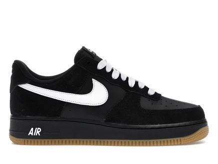 Мужские кроссовки Nike Air Force 1, черно-коричневые/белые