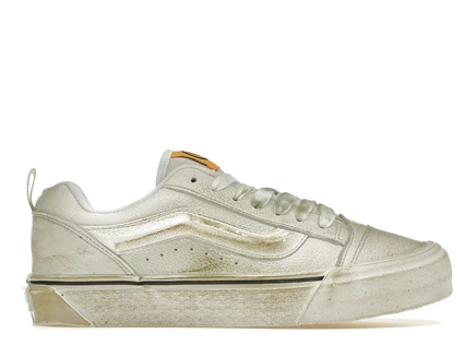Мужские кеды Vans Vault Knu Skool VLT LX, зелено-белые