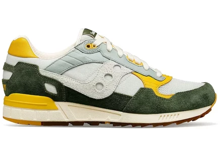 Мужские кроссовки Saucony Shadow 5000, светло-серые/зелёные