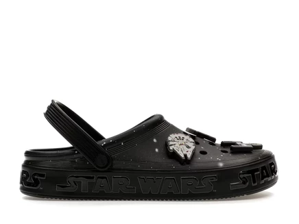 Мужские сабо Crocs Off Court Clog Star Wars The Galaxy, черные с блестками