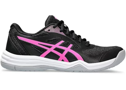 Женские кроссовки Asics Upcourt 5, чёрно-розовые