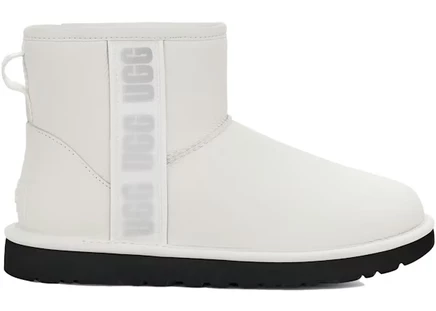 Женские ботинки Ugg Classic Mini, ультраматовые белые