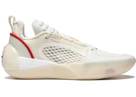 Мужские кроссовки Li-Ning Way of Wade All City 12 Encore 305, бело-красно-бежевые