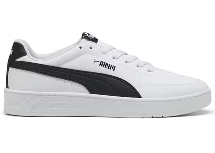 Мужские кроссовки puma court classic, бело-черные