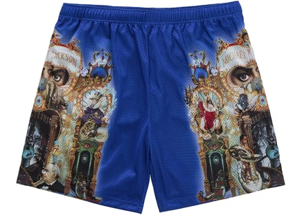 Supreme Michael Jackson Dangerous Mesh Short Royal royal