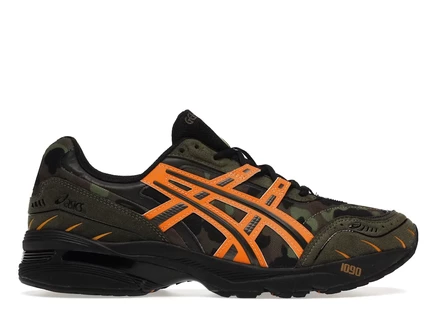 ASICS Gel-1090 A Bathing Ape Tiger Camo khaki green/yellow/red