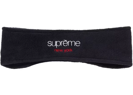 Повязка на голову Supreme Polartec, темно-синяя