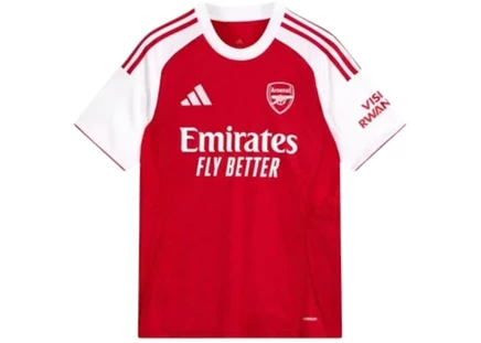 Мужская футболка Adidas Arsenal 25/26 домашняя, красно-белая