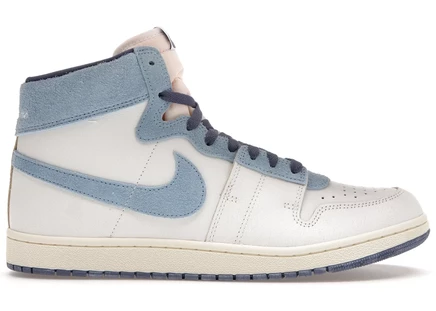 Кроссовки Jordan Air Ship Every Game, бело-голубые