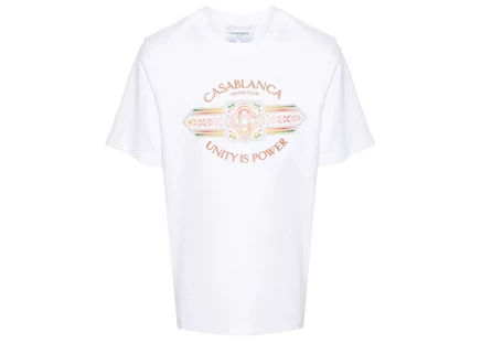 Casablanca Unity Is Power T-shirt White/Multicolor white/multicolor