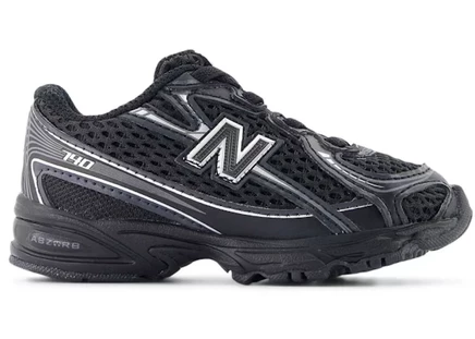 New Balance 740 Bungee Lace Black Silver Metallic (TD) black/silver metallic