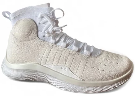 Мужские кроссовки Under Armour Curry 4 FloTro Roses PE, белые/золотистые