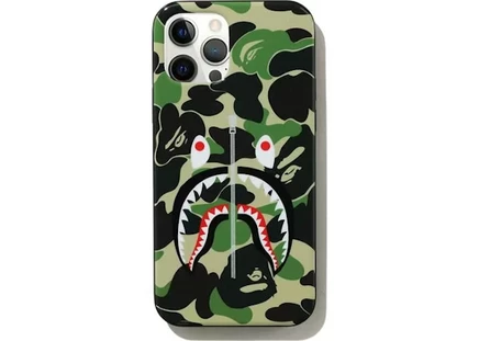 Унисекс чехол Bape ABC Camo Shark для iPhone 12/12 Pro, зеленый
