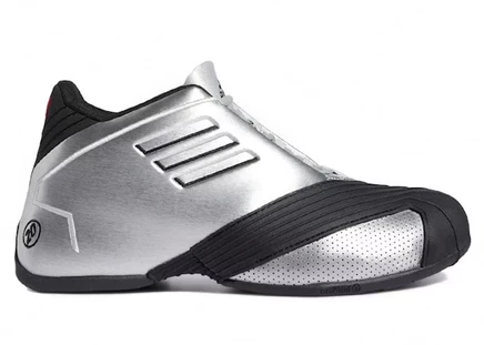 Мужские кроссовки Adidas T-Mac 1 All-Star 2022, серебристо-черные