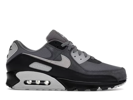 Мужские кроссовки Nike Air Max 90, дымчато-серые/черные/пыльно-серые