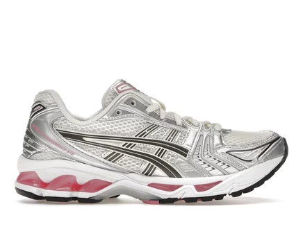 Мужские кроссовки ASICS GEL-Kayano 14 для бега, кремовые с розовыми акцентами