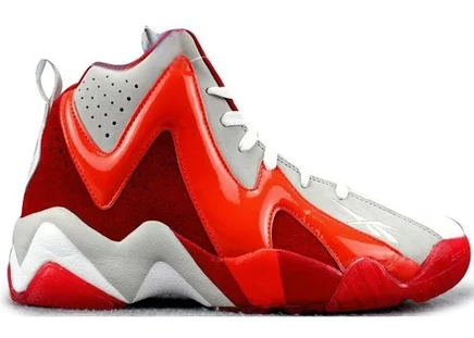 Мужские кроссовки Reebok Kamikaze II, бело-серо-красные