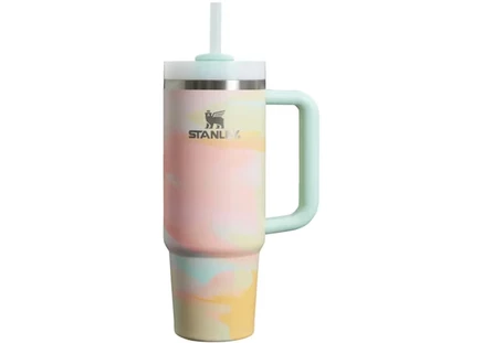 Термокружка Stanley Quencher 887 мл, Warm Serene Brushstroke